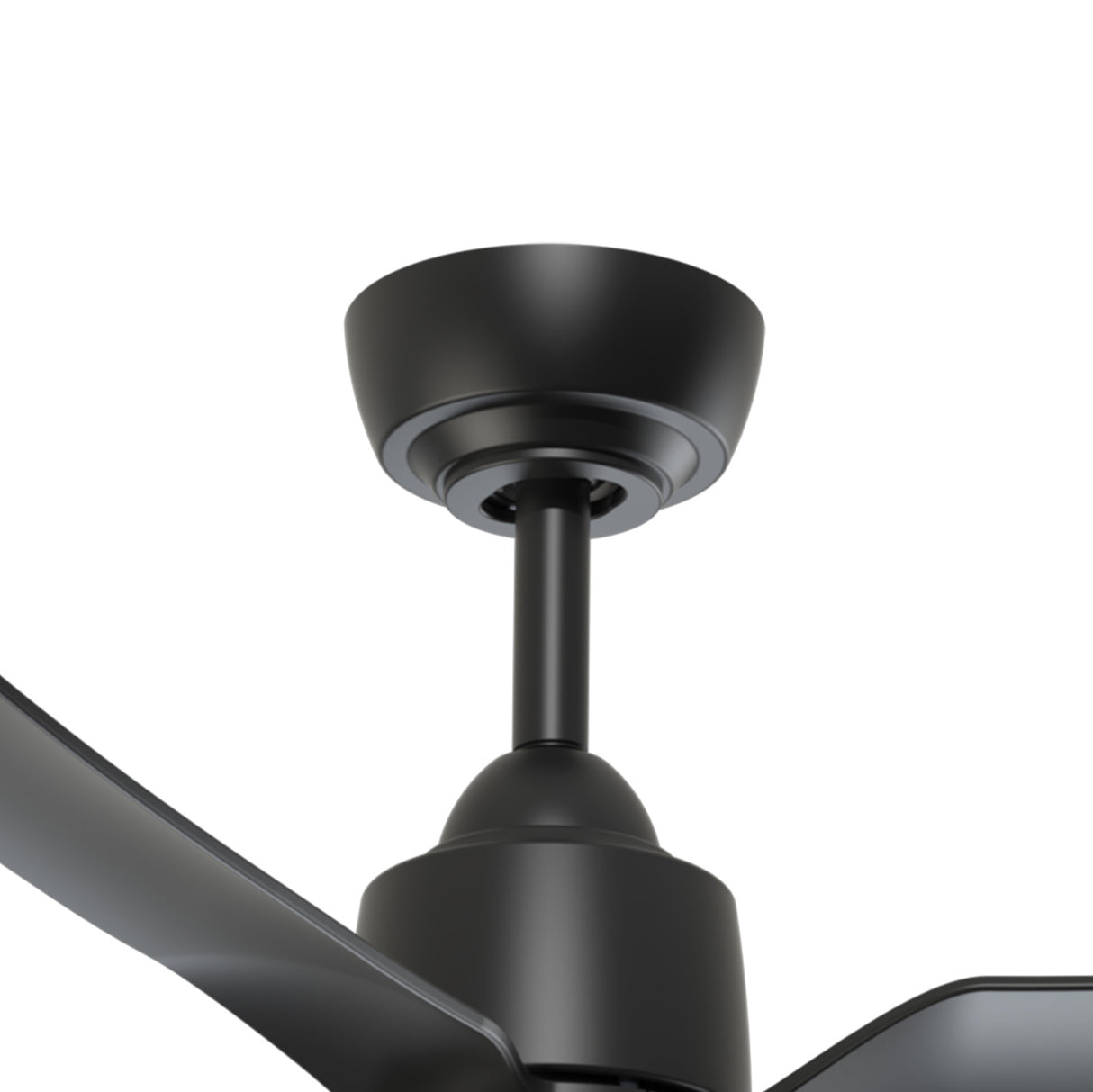 Kent Outdoor Ceiling Fan with Light 42" with LED Light, Matte Black Smart Fan, 6-Speed Reversible High-Performance Air Flow