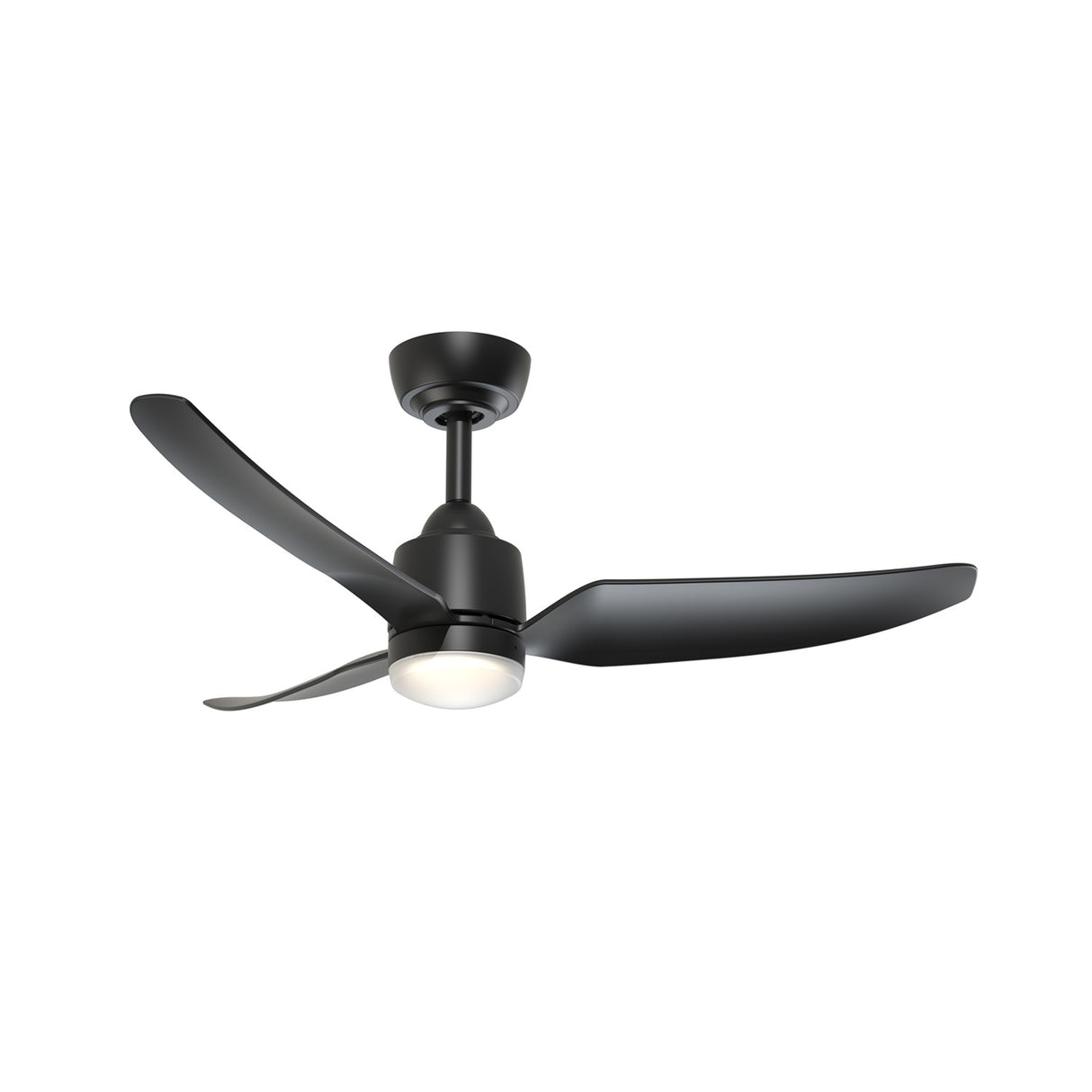 Kent Outdoor Ceiling Fan with Light 42" with LED Light, Matte Black Smart Fan, 6-Speed Reversible High-Performance Air Flow