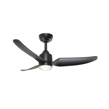 Kent Outdoor Ceiling Fan with Light 42" with LED Light, Matte Black Smart Fan, 6-Speed Reversible High-Performance Air Flow