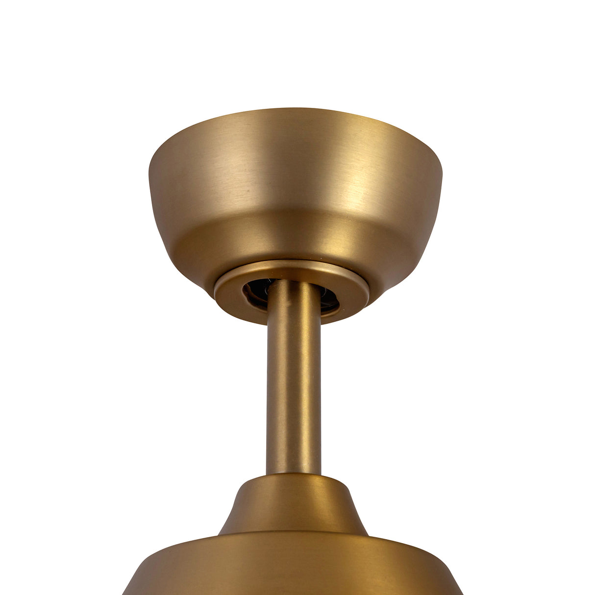 Lorain LED Ceiling Fan 54", Brushed Brass and White