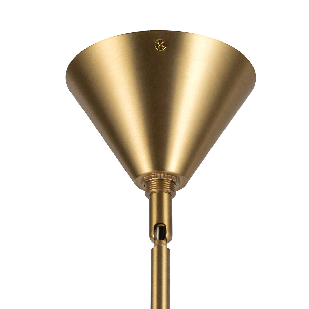 Sabina 4 Light Chandelier 45", Brushed Brass