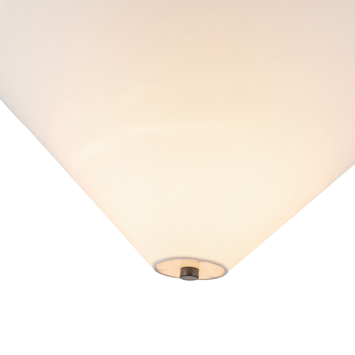 Sabina Pendant 16", Matte Black with Linen Shade