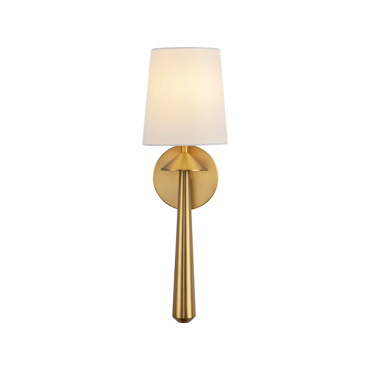 Sabina Wall Sconce 18", Brushed Brass