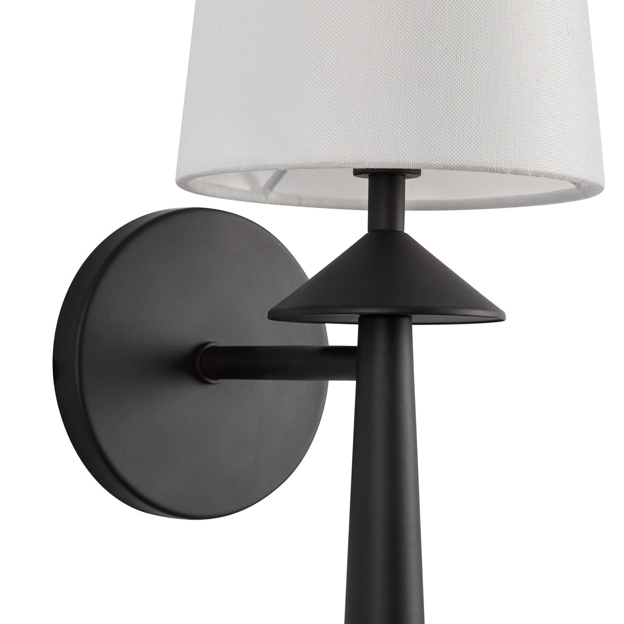 Sabina Wall Sconce 18", Matte Black