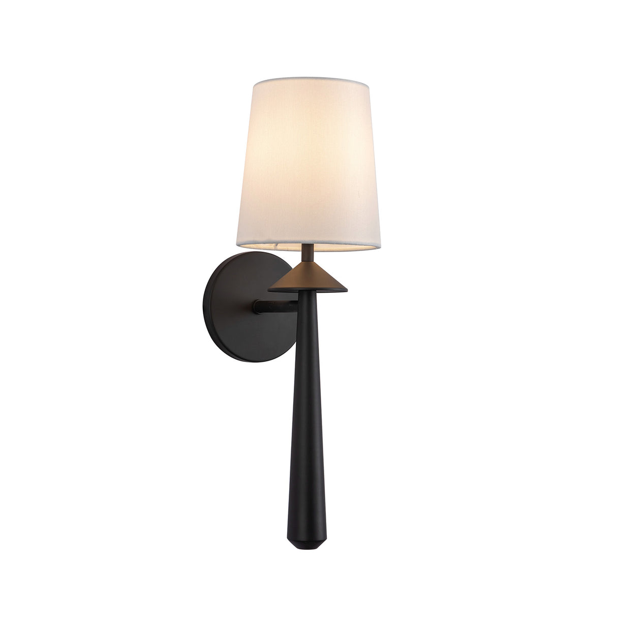 Sabina Wall Sconce 18", Matte Black