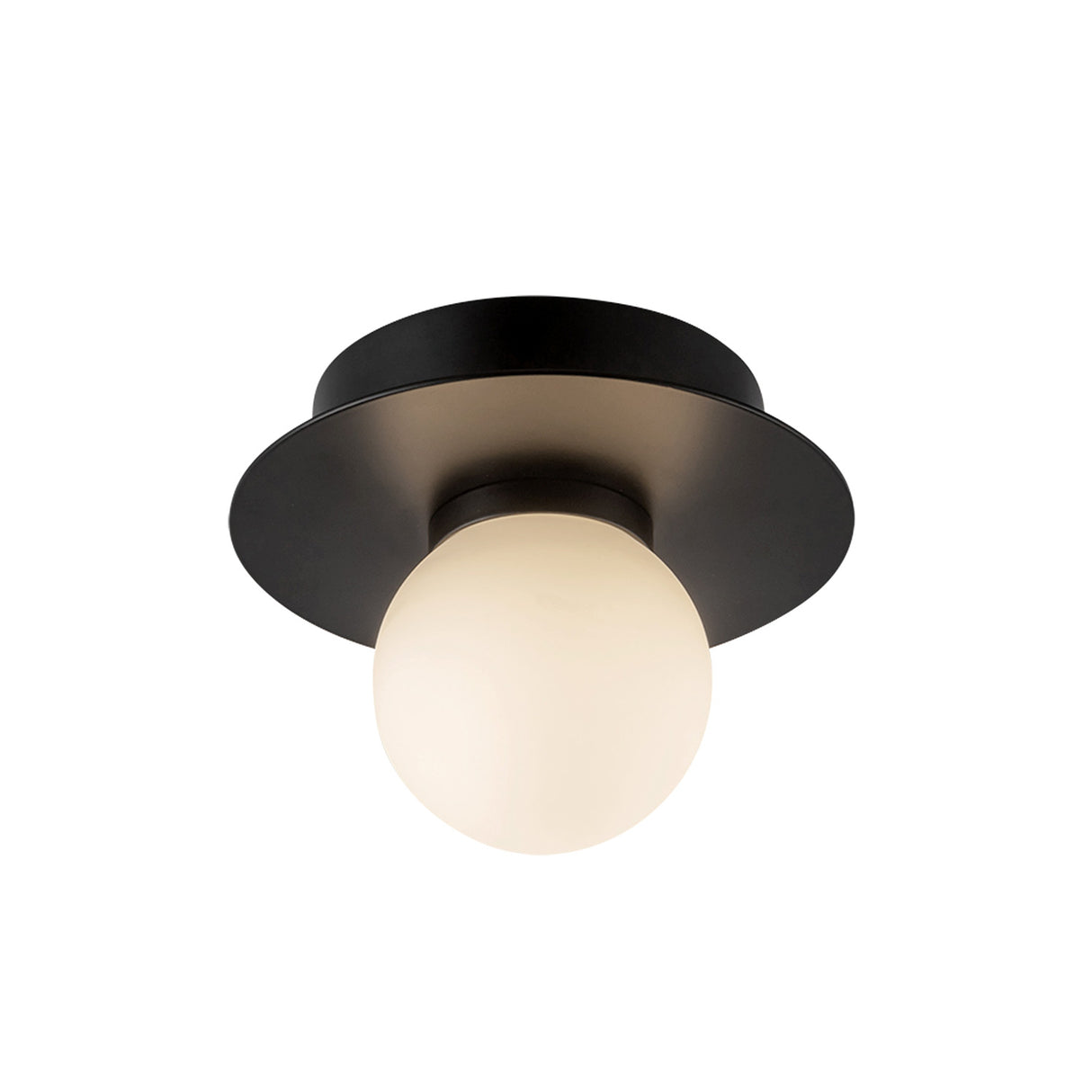 Sol LED Flush Mount 6", Matte Black