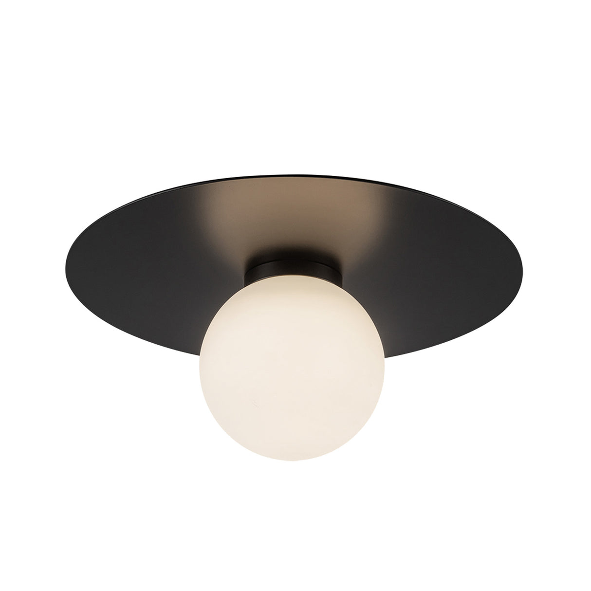Sol LED Flush Mount 10", Matte Black