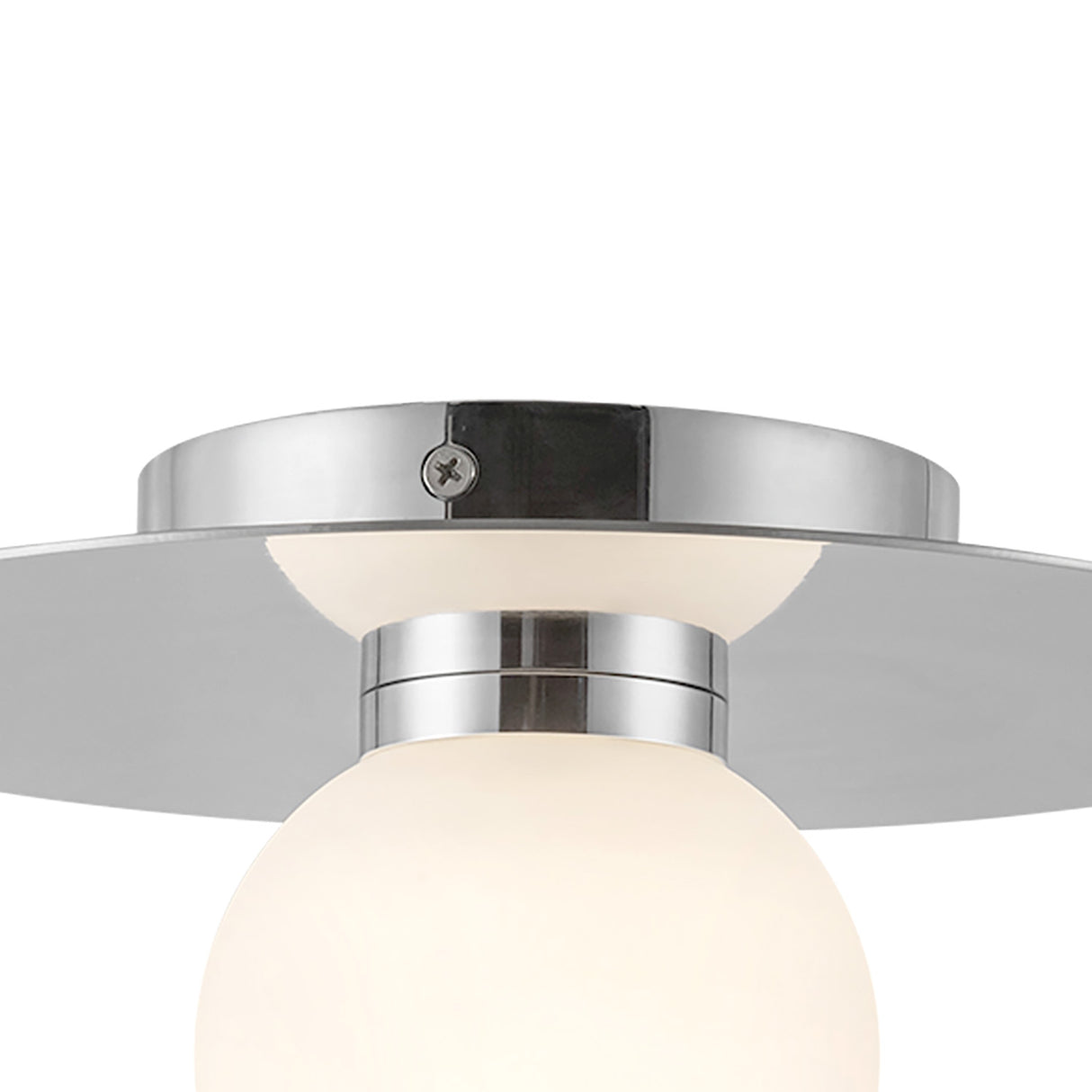 Sol Small LED Flush Mount 10", Chrome