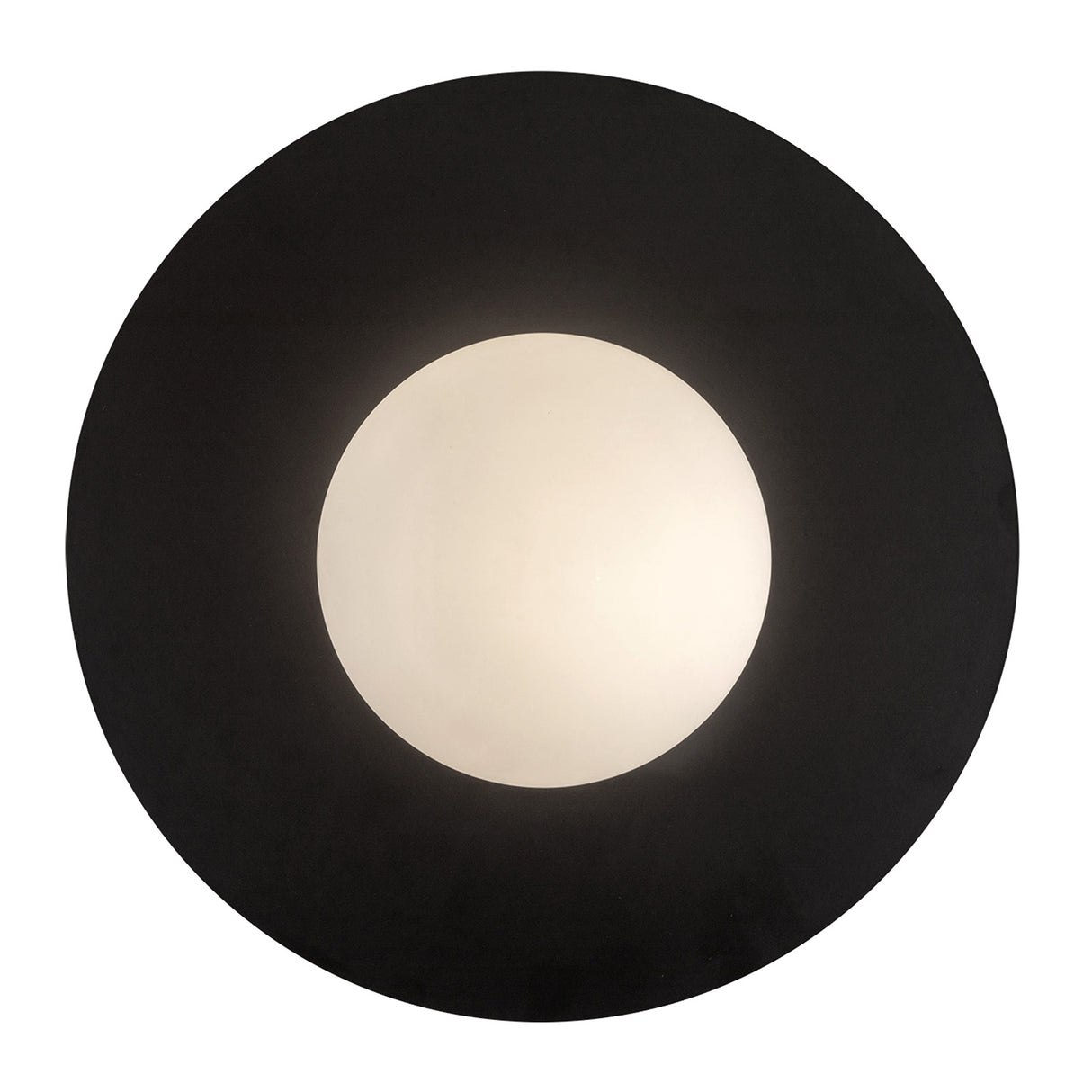 Sol LED Flush Mount 14", Matte Black