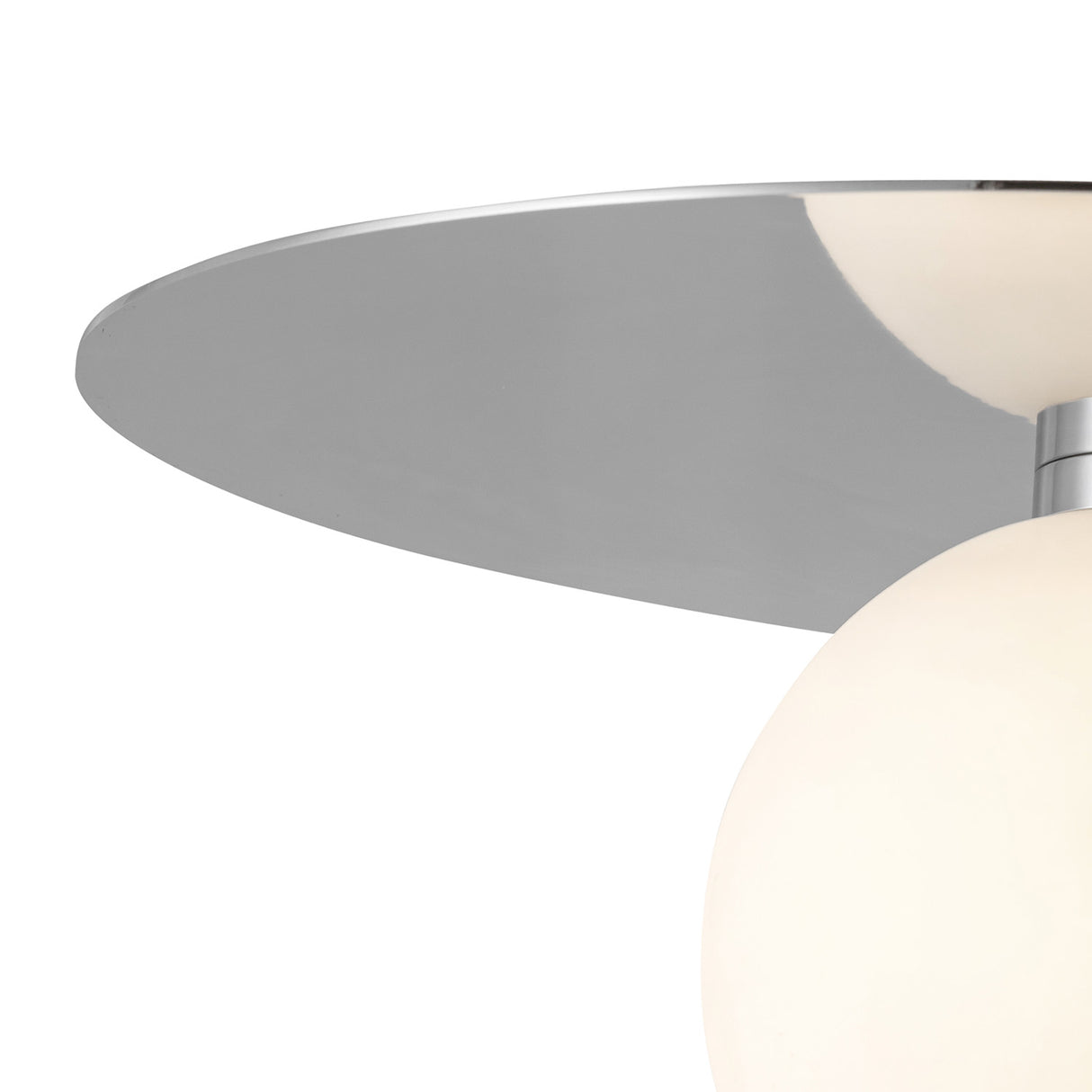 Sol Medium LED Flush Mount 14", Chrome