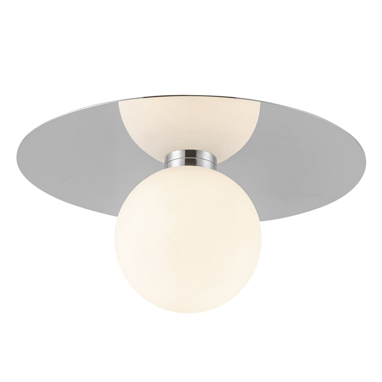 Sol Medium LED Flush Mount 14", Chrome