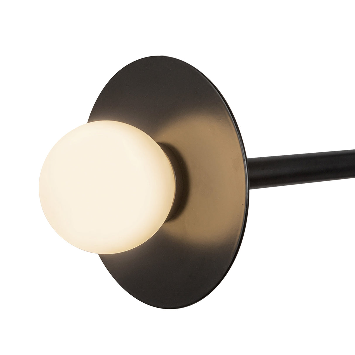 Sol LED Chandelier 23", Matte Black