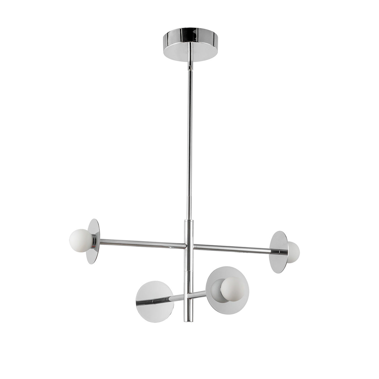 Sol LED Chandelier 23", Chrome