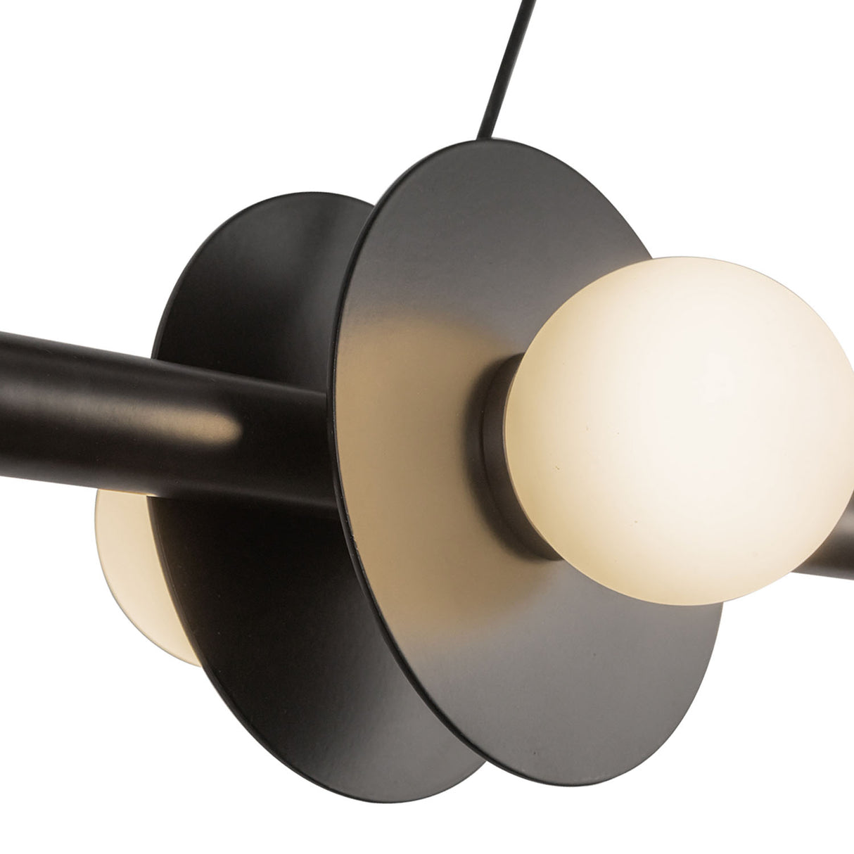 Sol LED Linear Pendant 48", Matte Black