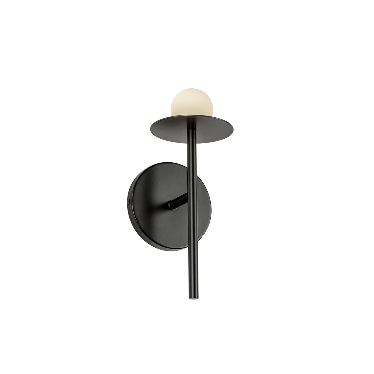 Sol LED Wall Sconce 10", Matte Black