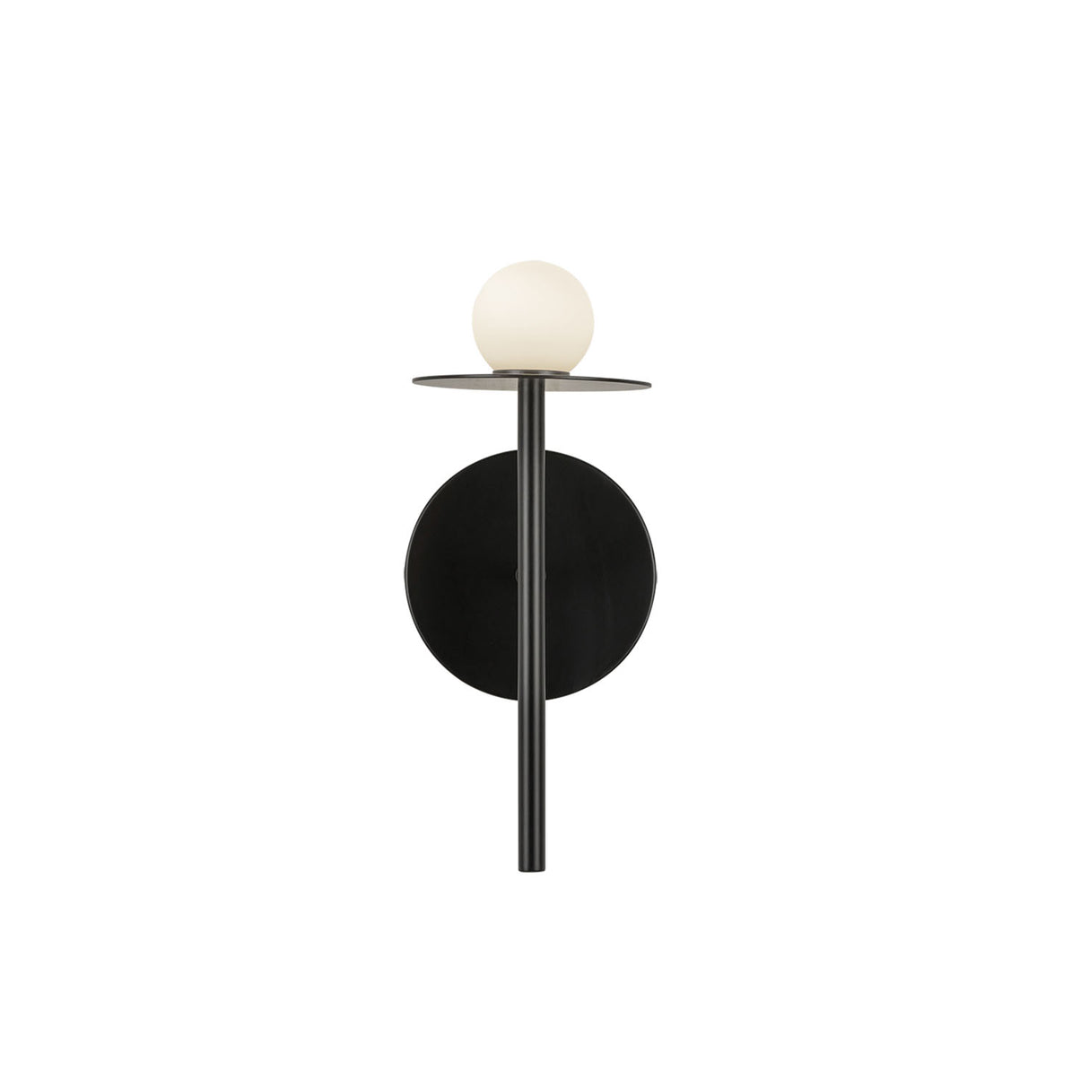 Sol LED Wall Sconce 10", Matte Black