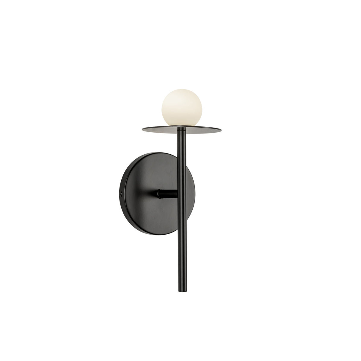 Sol LED Wall Sconce 10", Matte Black