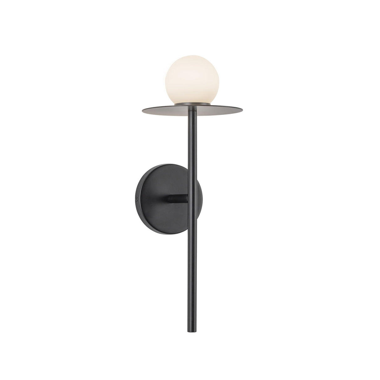 Sol LED Wall Sconce 16", Matte Black