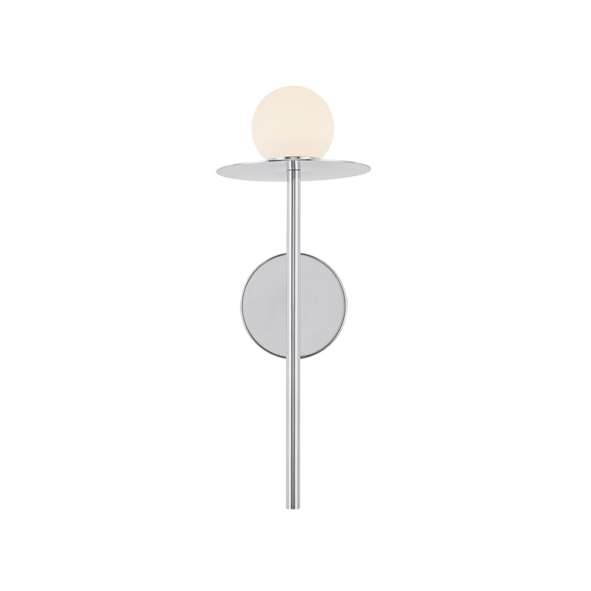 Sol LED Wall Sconce 16", Chrome