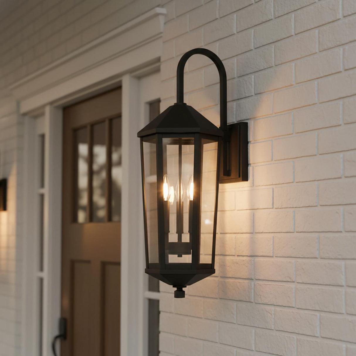 Asbury Outdoor Wall Light, Medium 29" Black