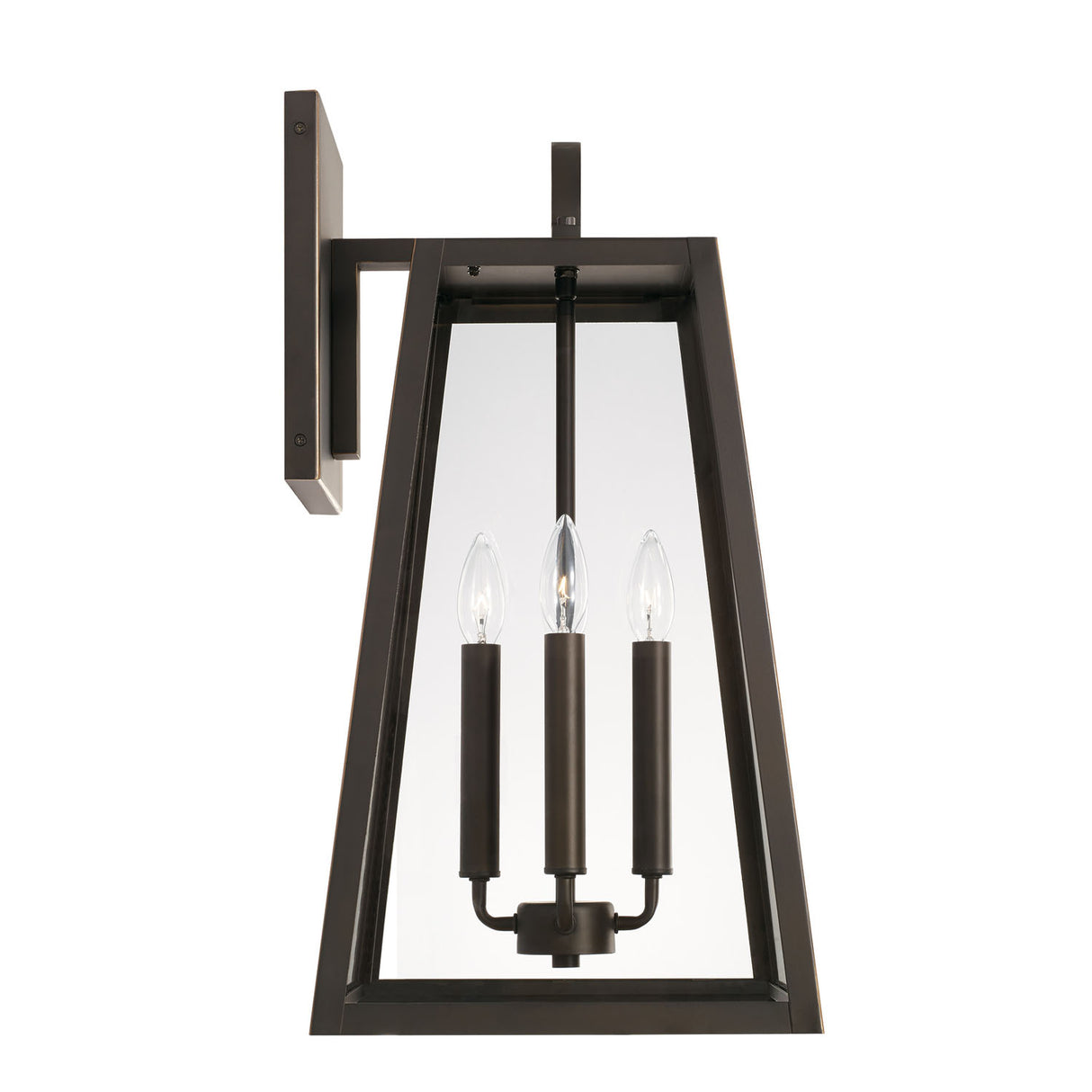 Alden Outdoor Wall Light, Large 23" Oiled Bronze
