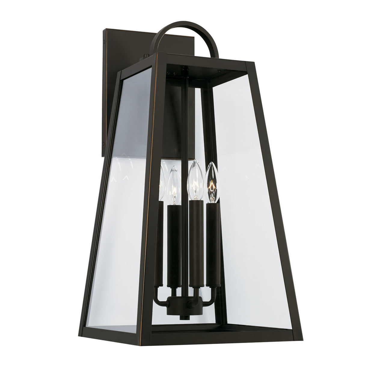Alden Outdoor Wall Light, Large 23" Oiled Bronze