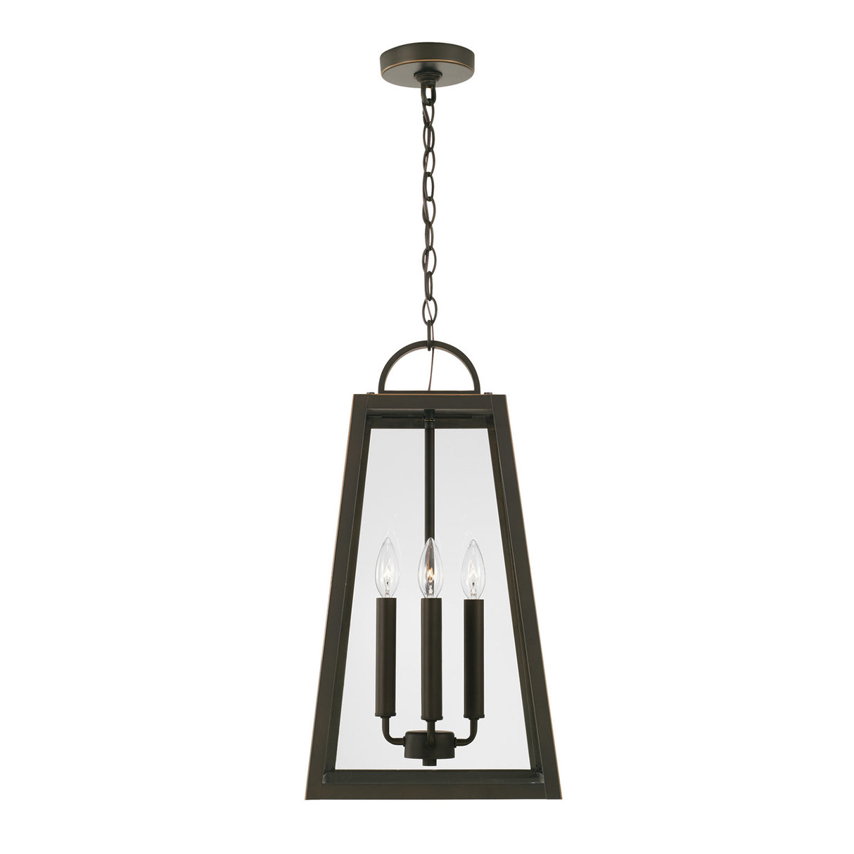 Alden Outdoor Hanging Light, Oiled Bronze