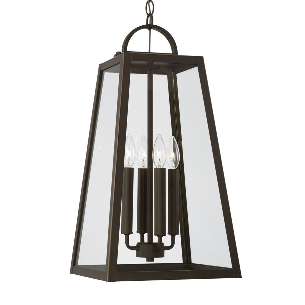 Alden Outdoor Hanging Light, Oiled Bronze