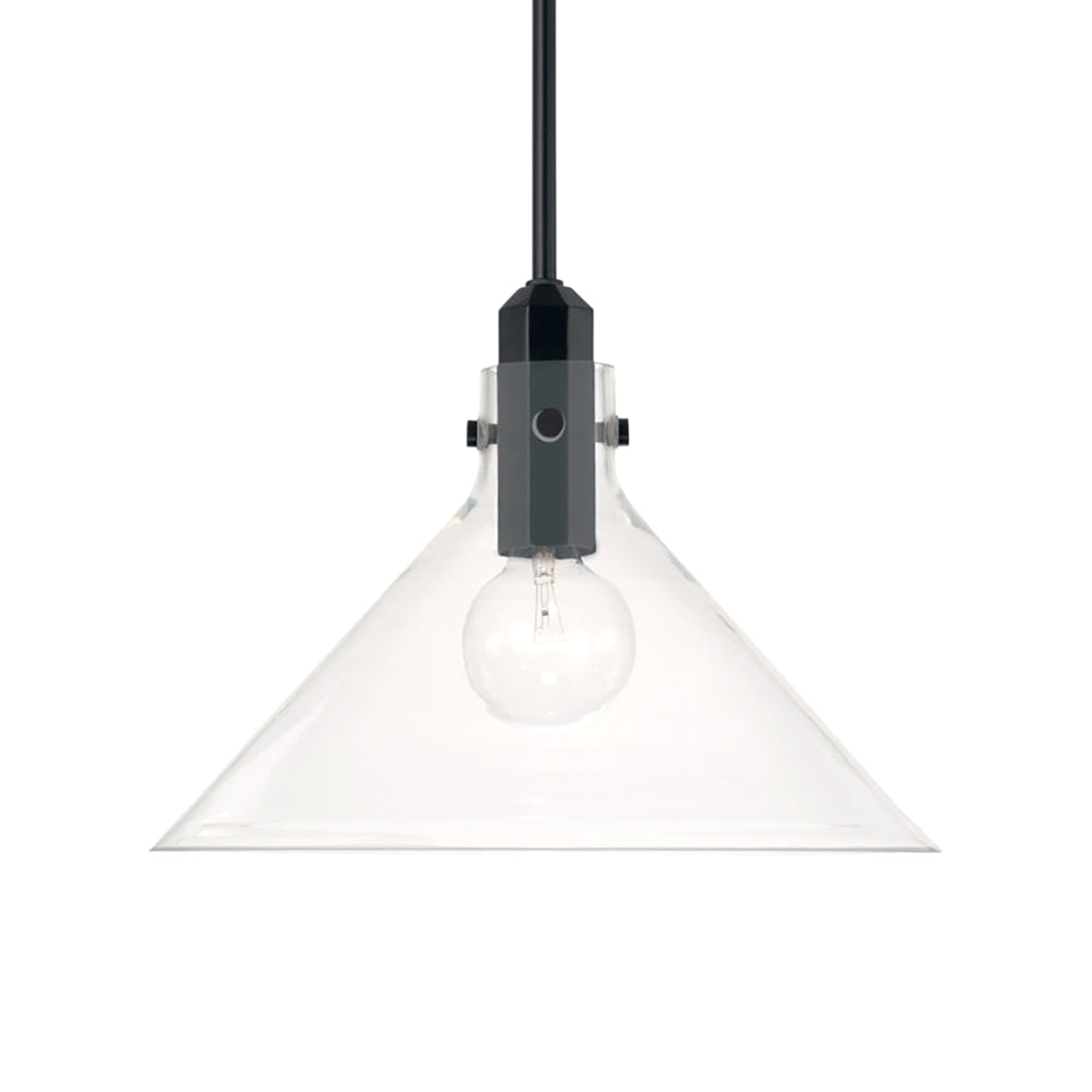 Nash Pendant 14”, Matte Black