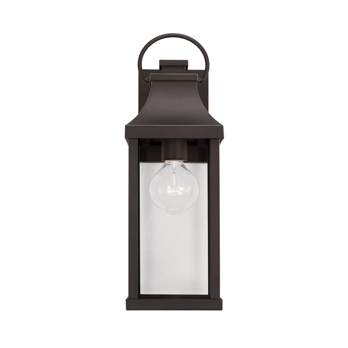 Ainsley Outdoor Wall Light, Small 17" Oiled Bronze