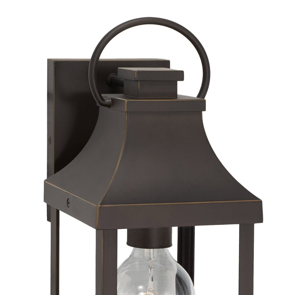 Ainsley Outdoor Wall Light, Small 17" Oiled Bronze