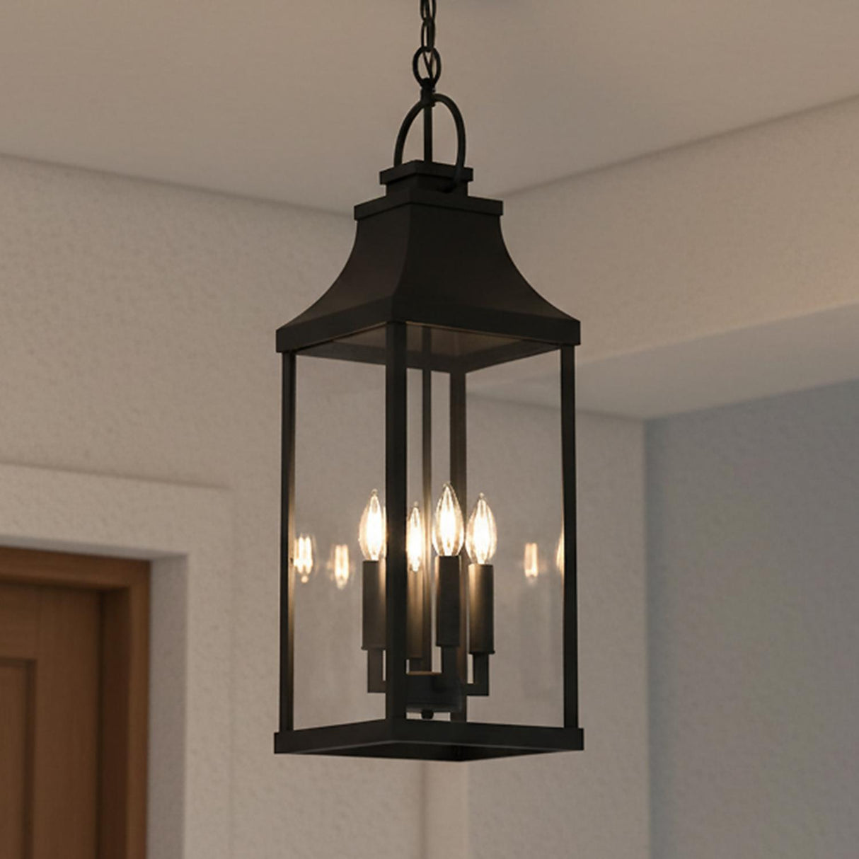 Ainsley Outdoor Hanging Light, Black