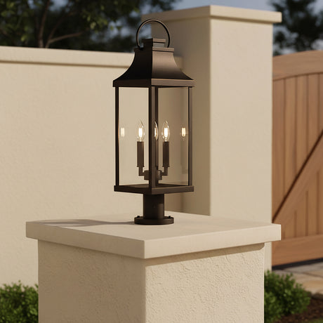 Ainsley Outdoor Post Light, Oiled Bronze
