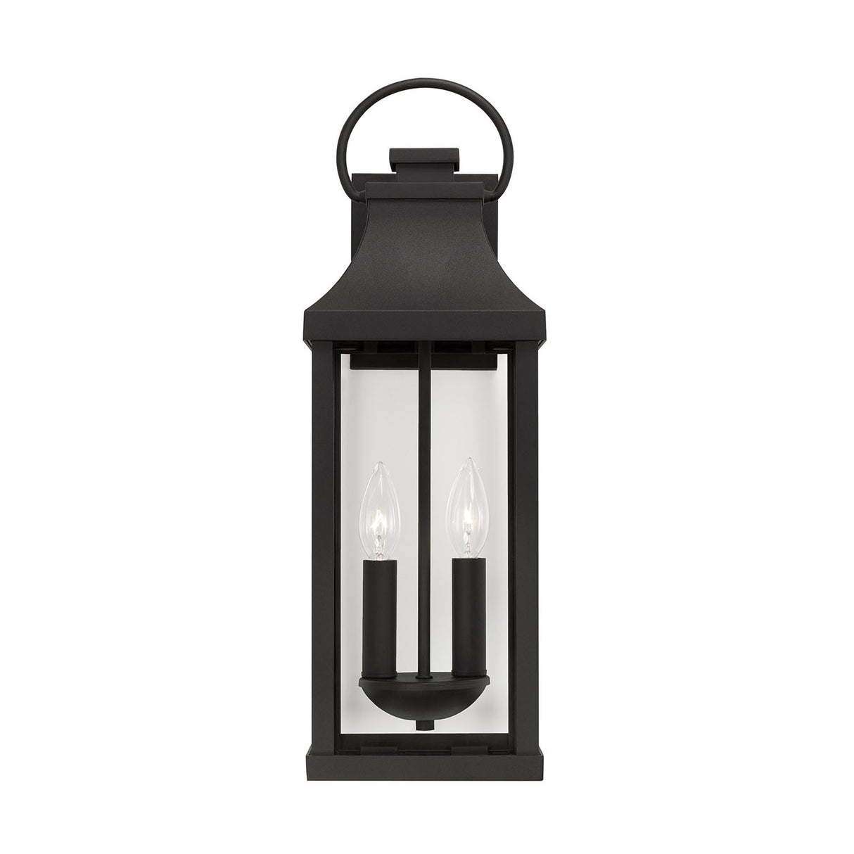 Ainsley Outdoor Wall Light, Medium 21" Black