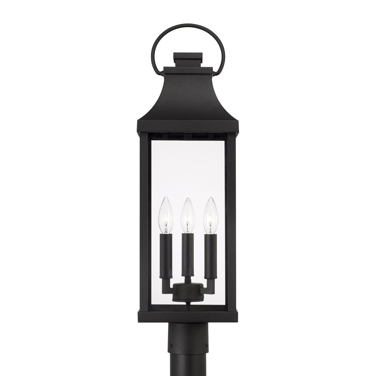 Ainsley Outdoor Post Light 27", Black