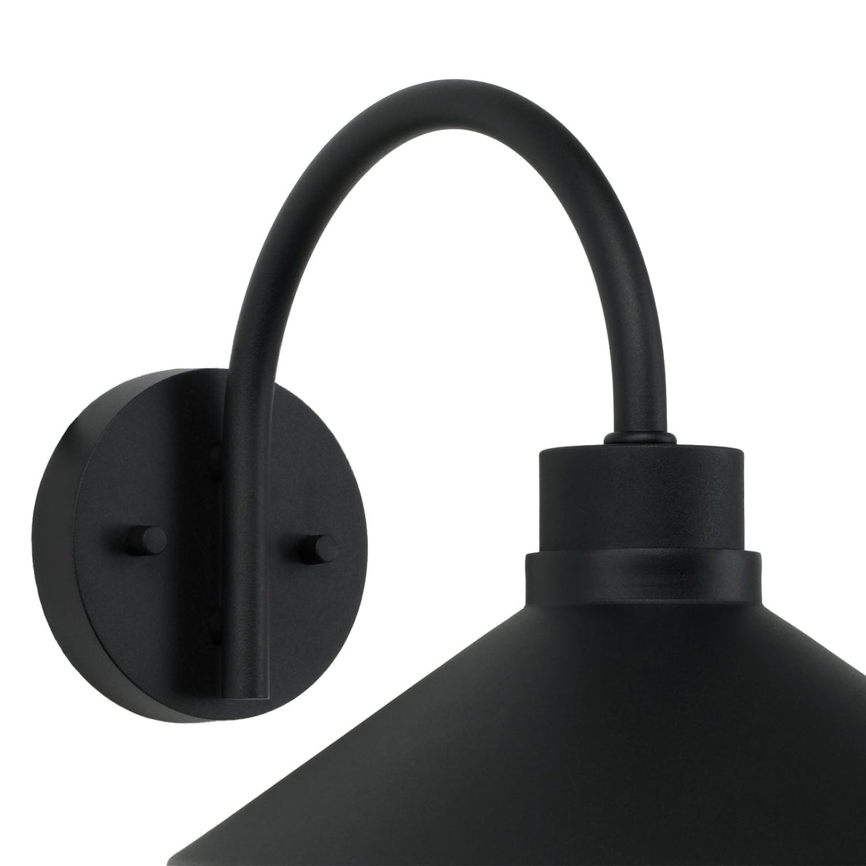 Eton Outdoor Wall Light, Small 11" Black