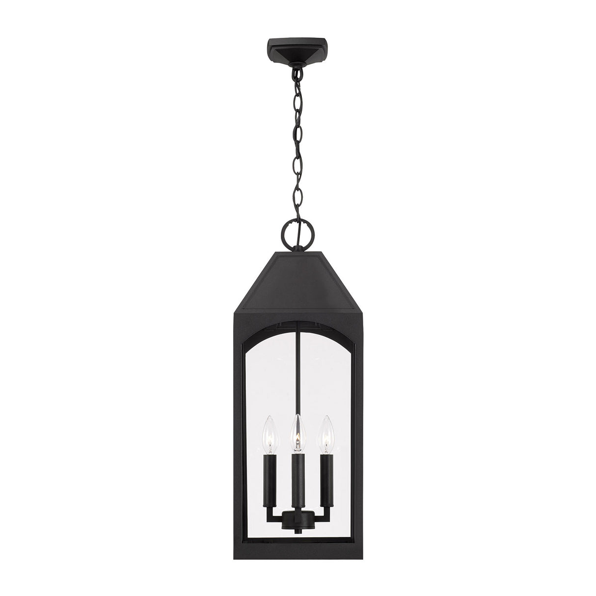 Chester Outdoor Hanging Light, Black