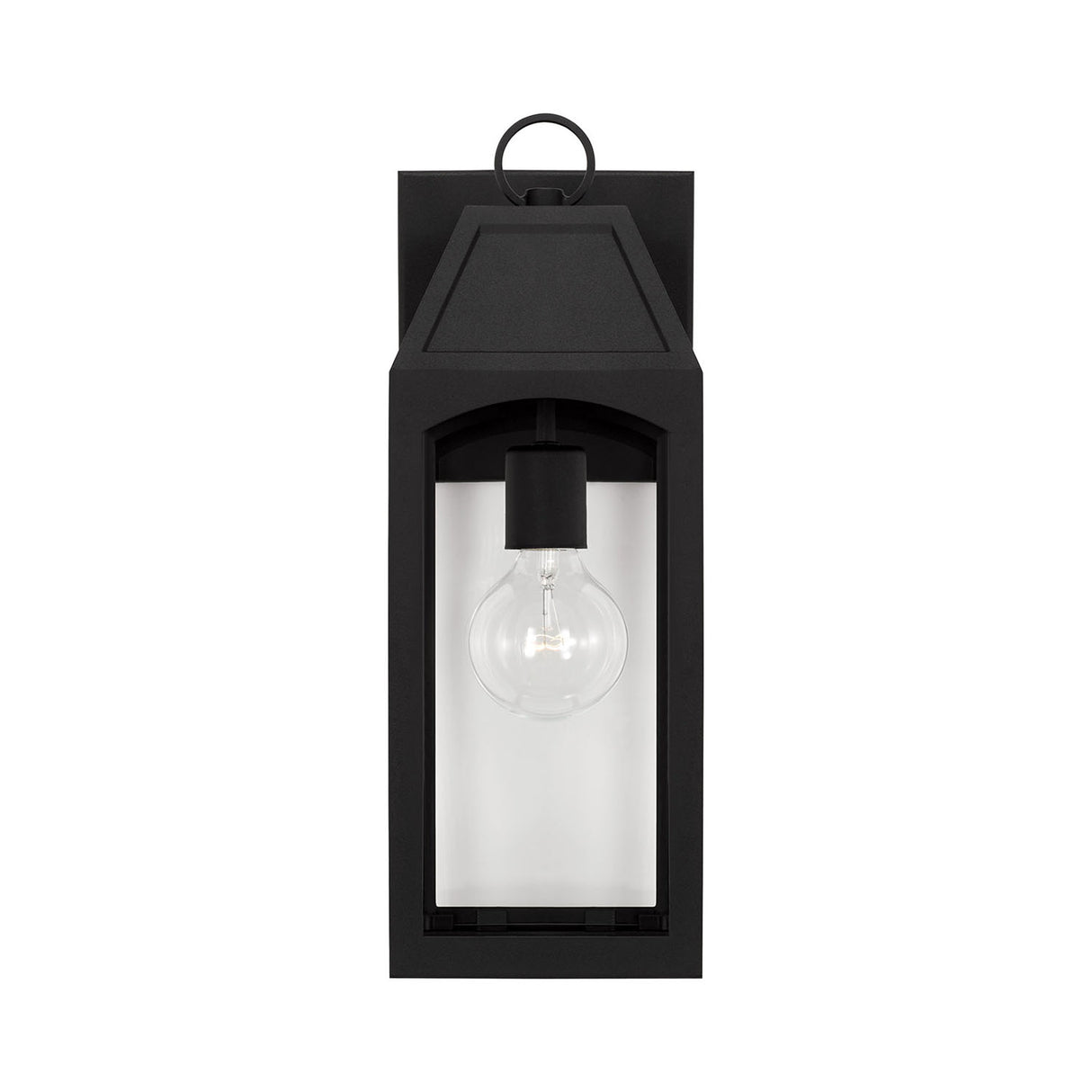 Chester Outdoor Wall Light, Small 17" Black