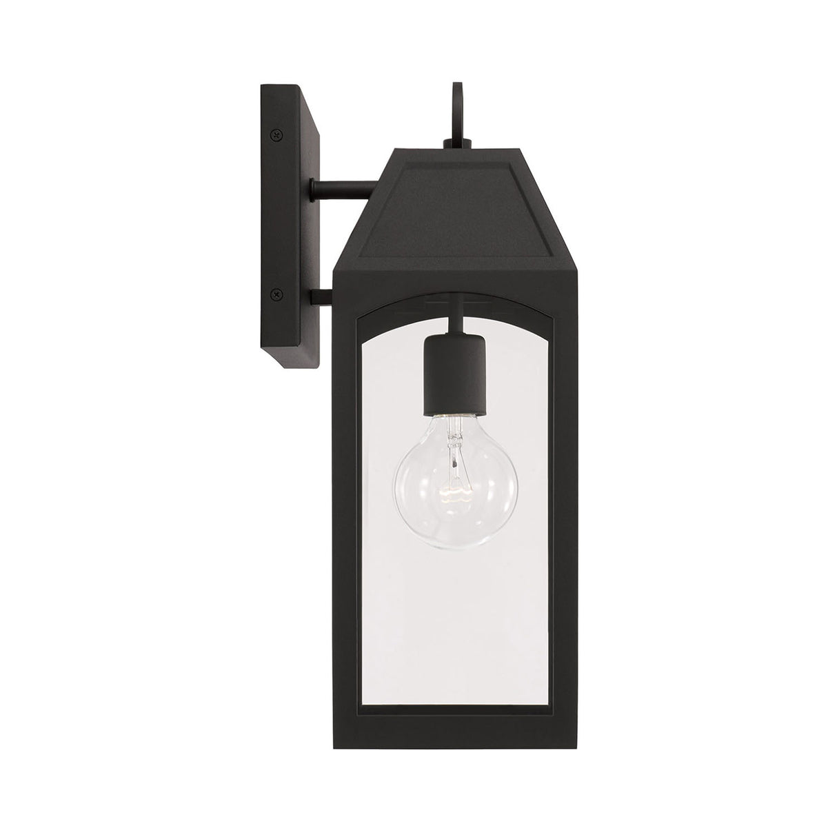 Chester Outdoor Wall Light, Small 17" Black