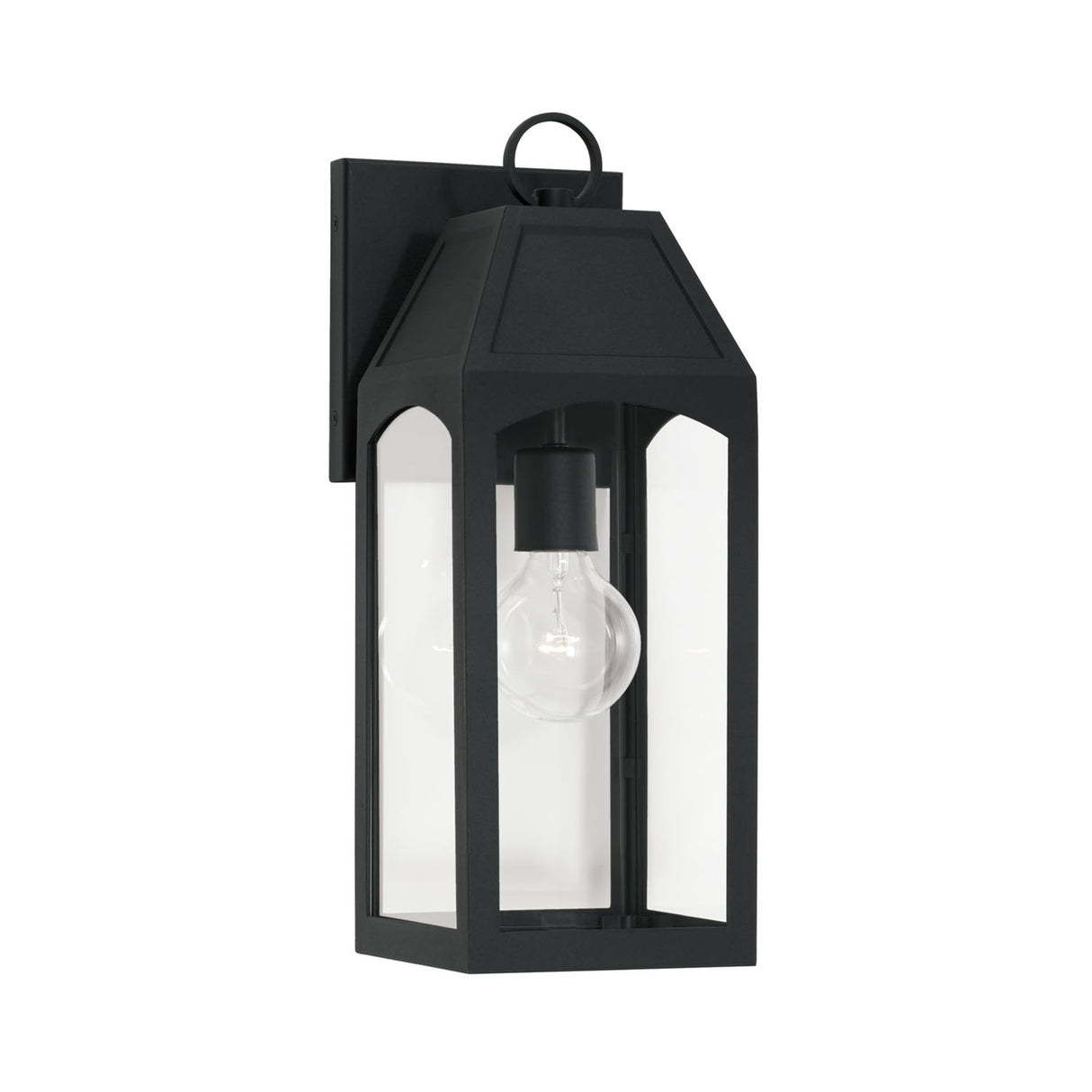 Chester Outdoor Wall Light, Small 17" Black