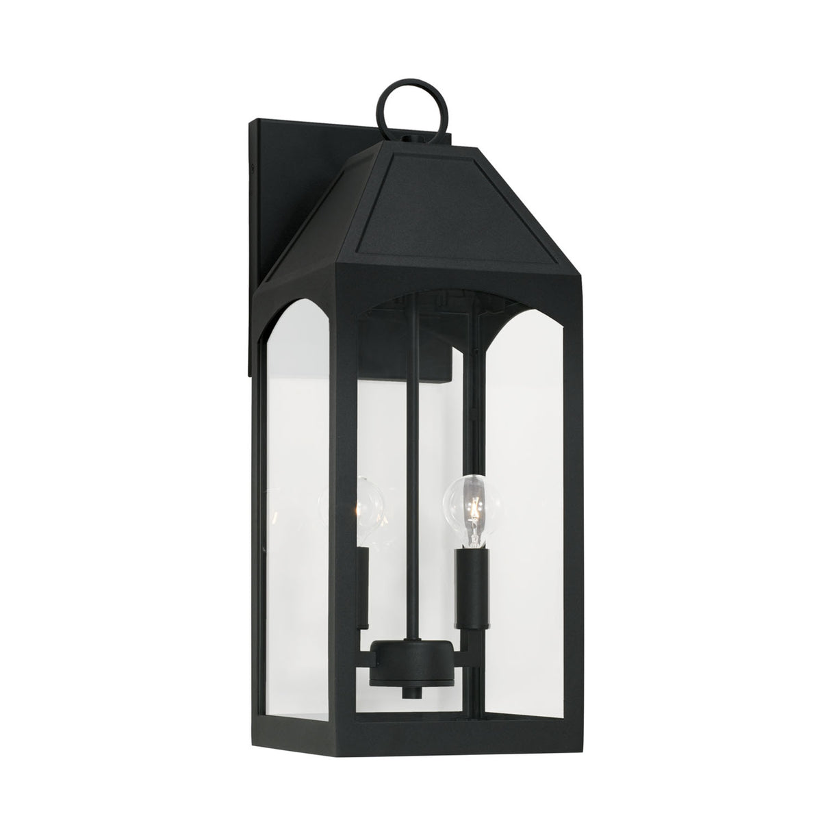 Chester Outdoor Wall Light, Medium 20" Black