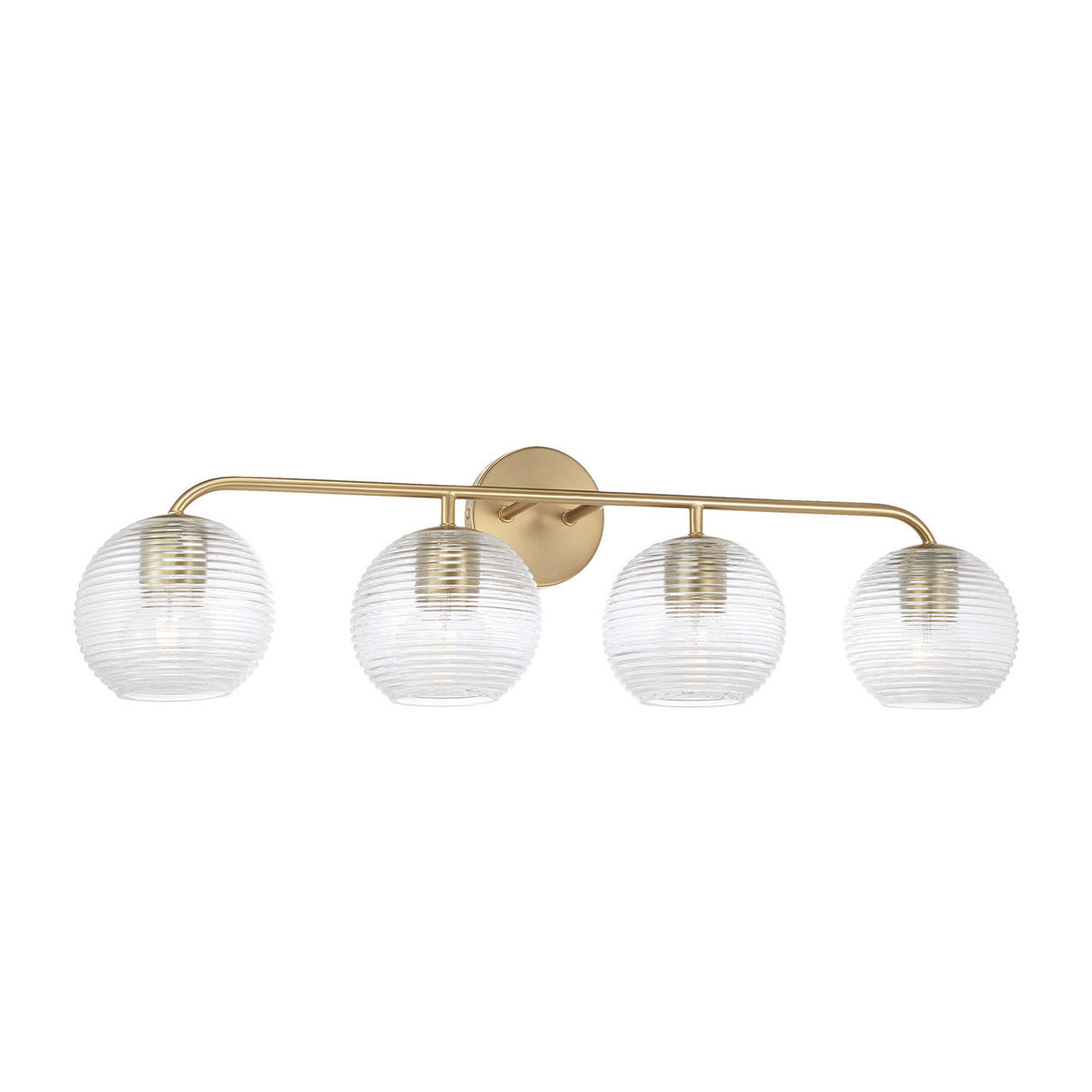Ori 4 Light Vanity, Matte Brass