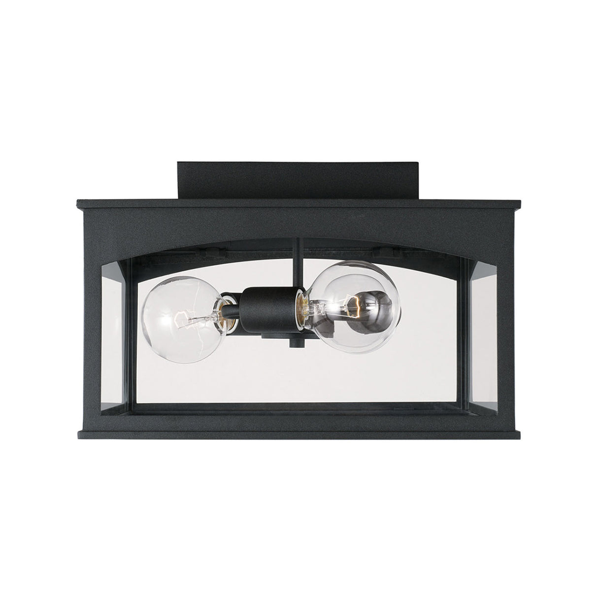Chester Outdoor Flush Mount, Black