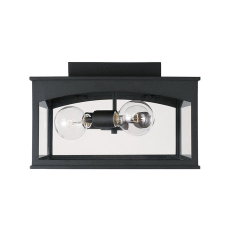 Chester Outdoor Flush Mount, Black