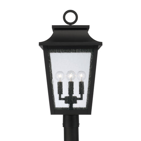 Beckett Outdoor Post Light, Black
