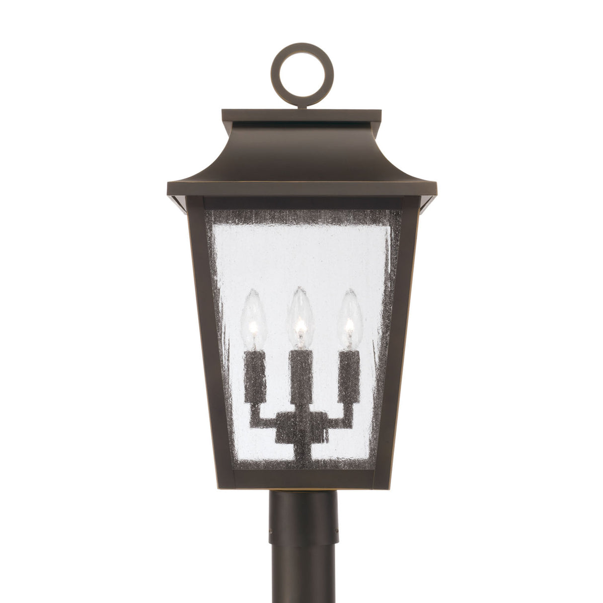 Beckett Outdoor Post Light, Oiled Bronze