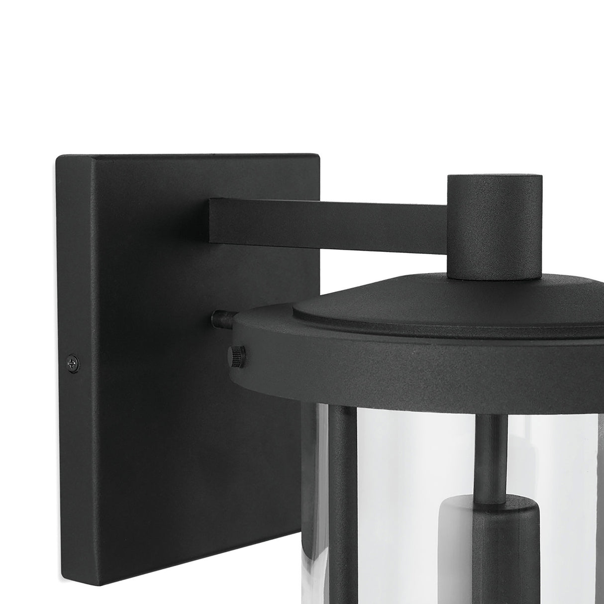 Orson Outdoor Wall Light, Medium 18" Black