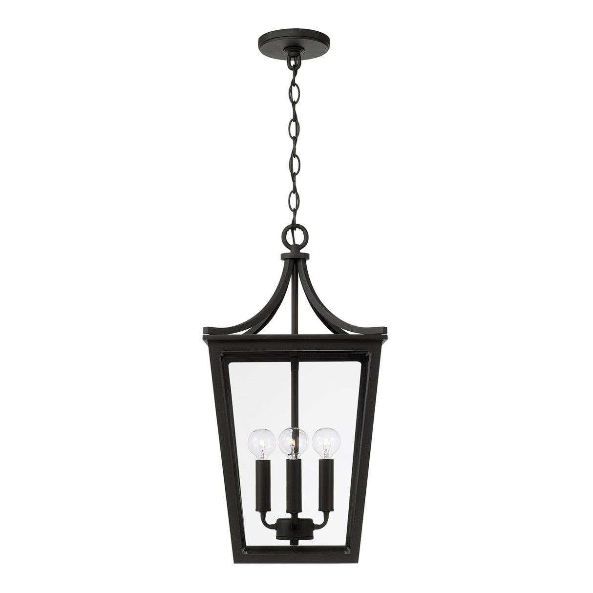 Ellery Outdoor Hanging Light, Black