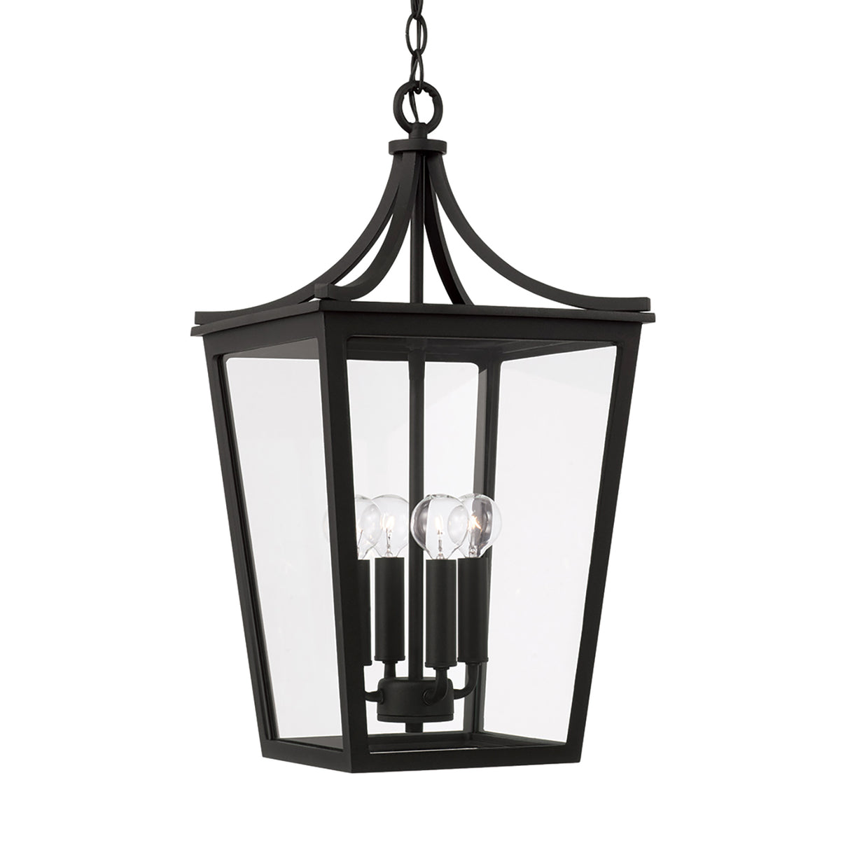 Ellery Outdoor Hanging Light, Black
