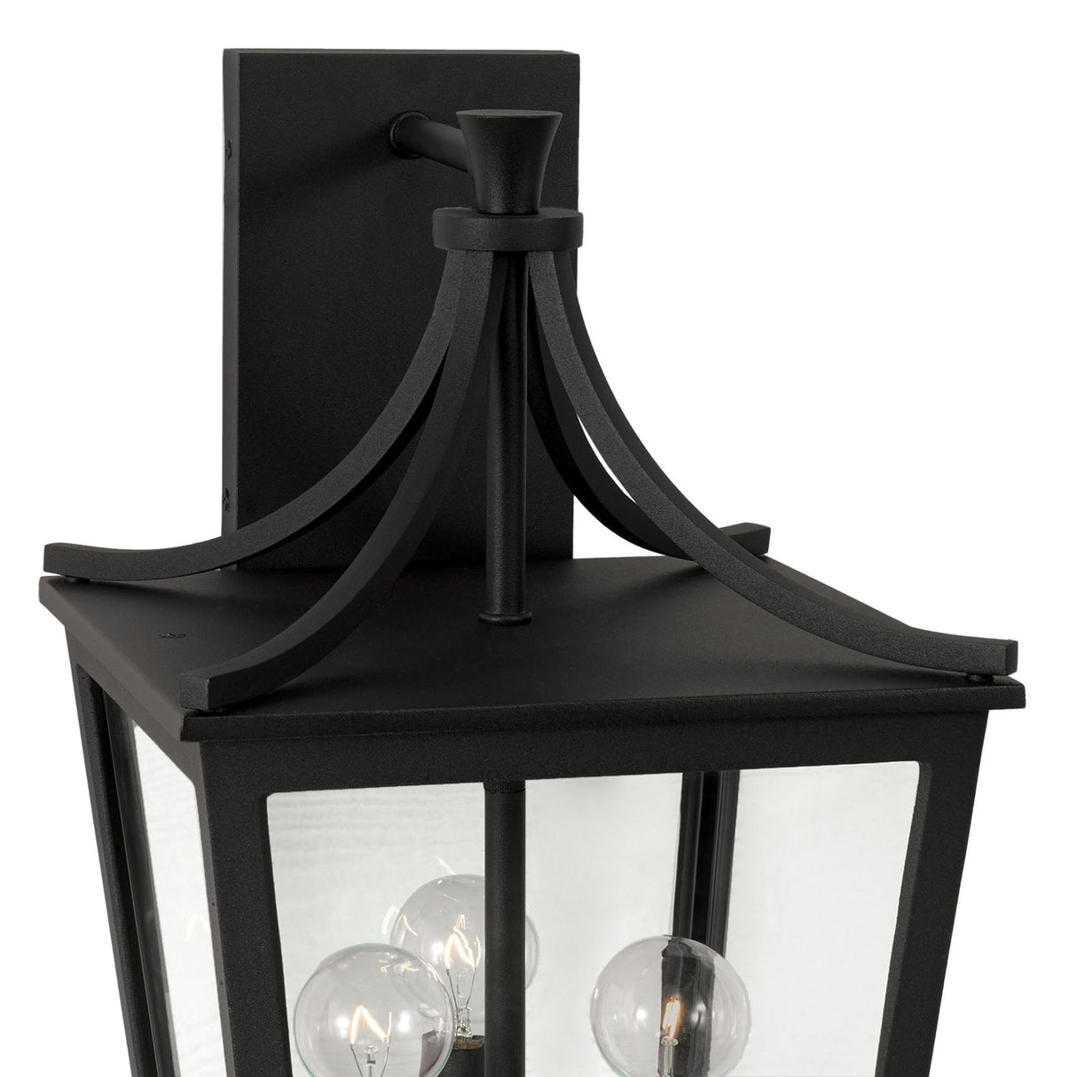 Ellery Outdoor Wall Light, Medium 19" Black